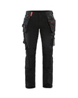 Werkbroek Dames 7192 - Zwart/Rood