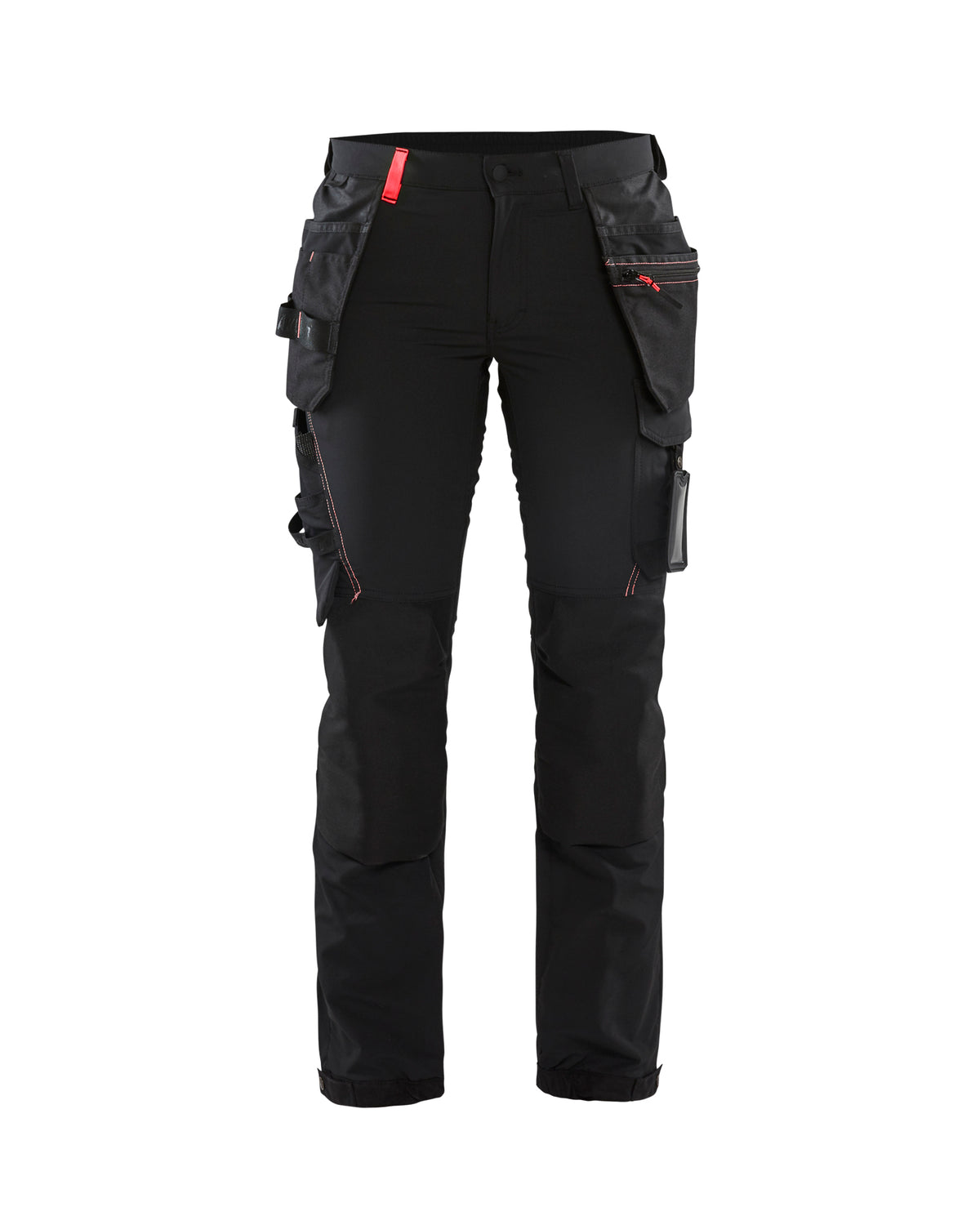 Werkbroek Dames 7192 - Zwart/Rood