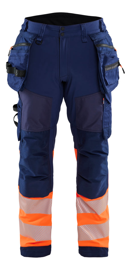 Werkbroek High-Visibility 1821 - Marineblauw/Oranje