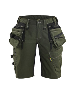 Short X1900 Dames - Donker herfstgroen/Zwart