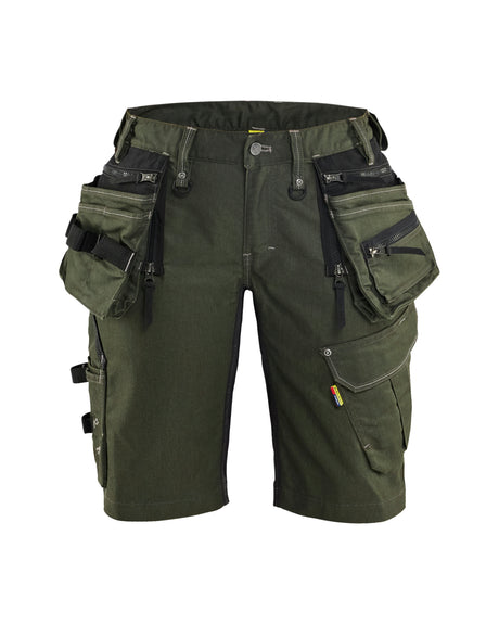 Short X1900 Dames - Donker herfstgroen/Zwart