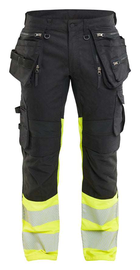 Werkbroek High-Visibility 1130 - Zwart/High Vis Geel