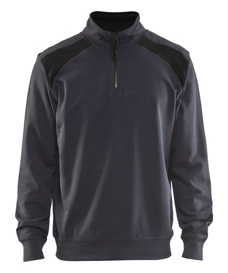 Sweatshirt 3353 - Medium grijs/Zwart