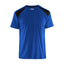 T-shirt Industrie 3379 - Korenblauw/Zwart