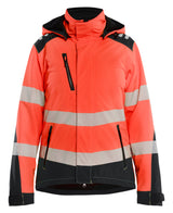 Softshell Winterjas High-Visibility 4401 Dames - High Vis Rood/Zwart