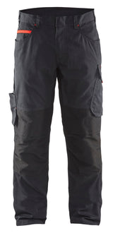 Service Werkbroek Stretch 1495 - Zwart/Rood