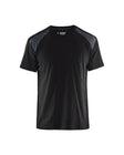 T-shirt Industrie 3379 - Zwart/Donkergrijs