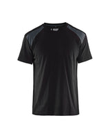 T-shirt Industrie 3379 - Zwart/Donkergrijs