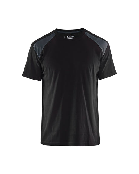 T-shirt Industrie 3379 - Zwart/Donkergrijs