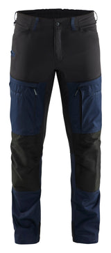 Service Werkbroek Stretch 1456 - Donker marineblauw/Zwart
