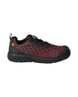 Veiligheidsschoenen laag F0650 - 2409 - herfstrood/zwart