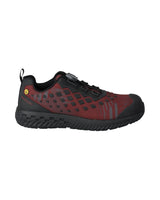 Veiligheidsschoenen laag F0650 - 2409 - herfstrood/zwart
