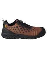 Veiligheidsschoenen laag F0650 - 5409 - notenbruin/zwart