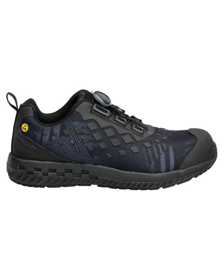Veiligheidsschoenen laag F0650 - 8509 - steenblauw/zwart