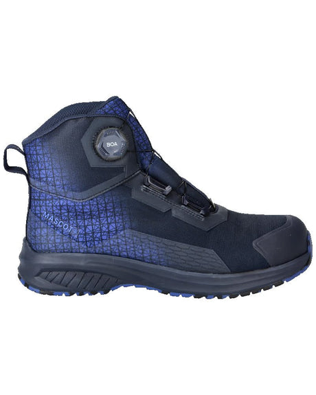 Veiligheidsschoenen hoog F1502 - 01091 - donkermarine/helder blauw