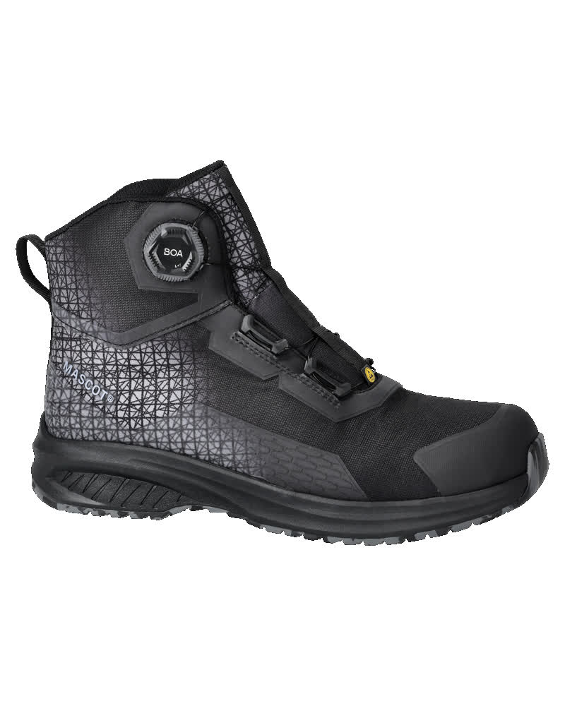 Veiligheidsschoenen hoog F1502 - 09 - zwart