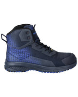 Veiligheidsschoenen hoog F1503 - Donkermarine/helderblauw (01091)