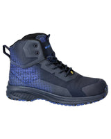 Veiligheidsschoenen hoog F1503 - Donkermarine/helderblauw (01091)