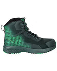 Veiligheidsschoenen hoog F1503 - Groen/heldergroen (03333)