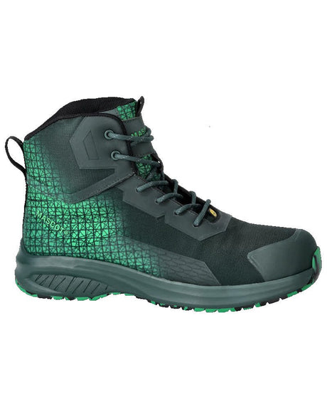 Veiligheidsschoenen hoog F1503 - Groen/heldergroen (03333)