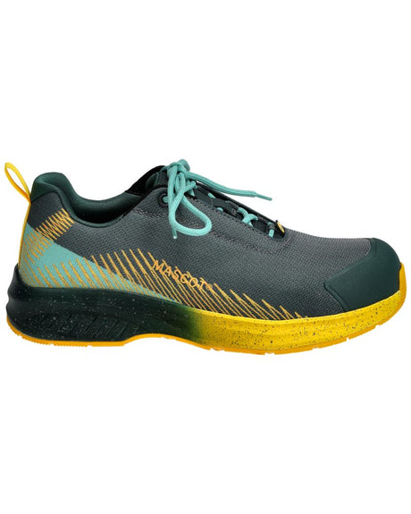 Veiligheidsschoenen laag F1600 - 3477 - bosgroen/zonnegeel
