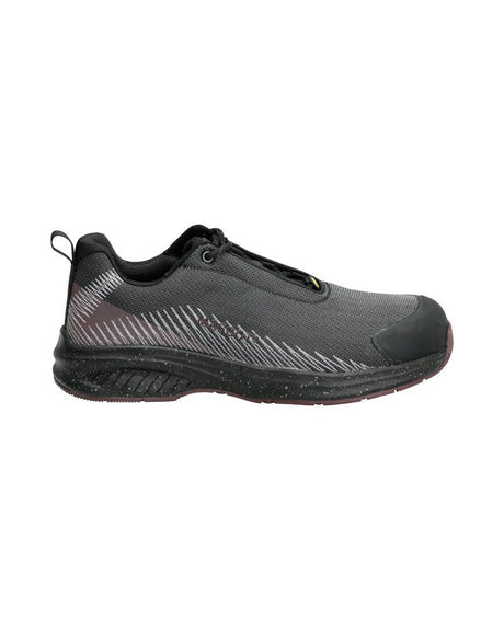 Veiligheidsschoenen laag F1600 - 8922 - steengrijs/bordeaux