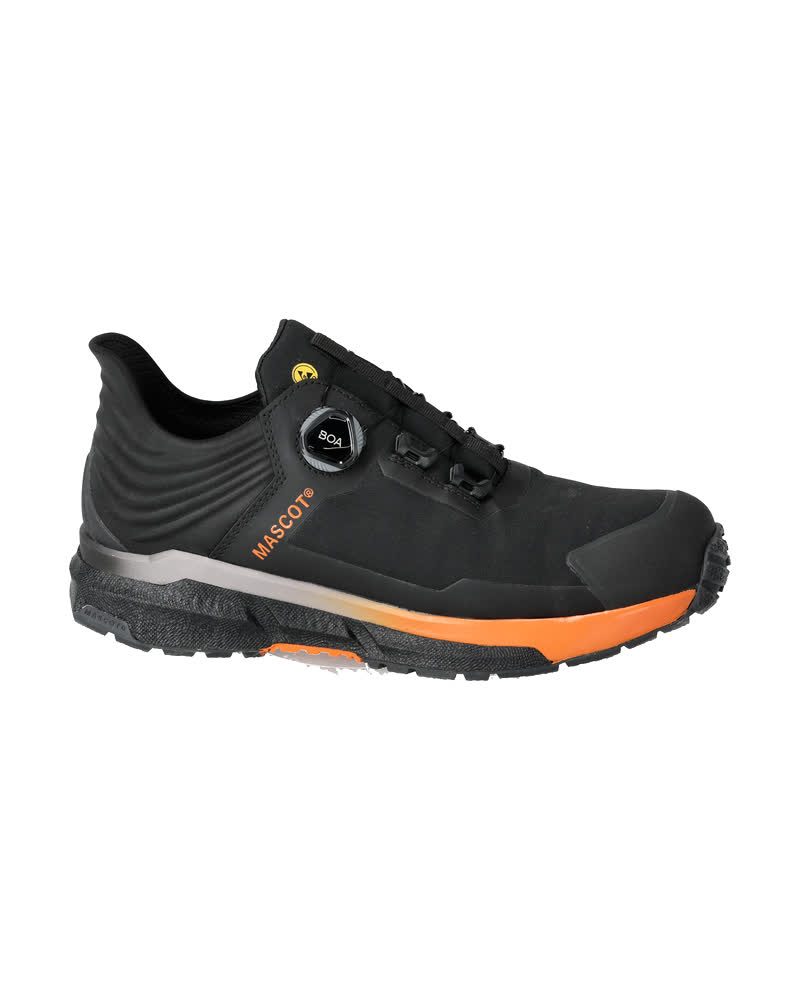 Veiligheidsschoenen laag F1680 - 0998 - zwart/helder oranje