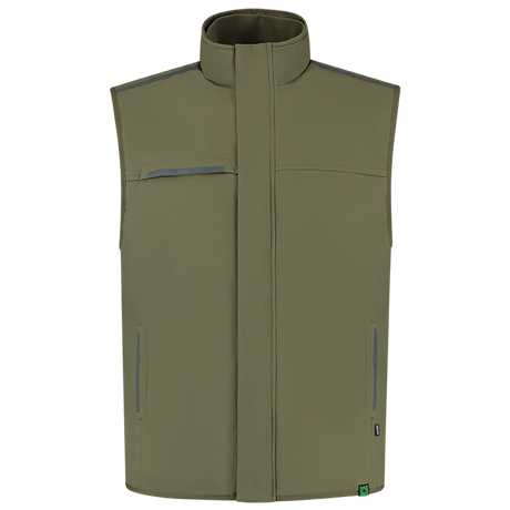 Tricorp Tech Shell Bodywarmer RE2050 402709 Dim Gray Bodywarmers Army / XS,Army / S,Army / M,Army / L,Army / XL,Army / XXL,Army / 3XL