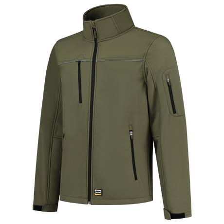 Tricorp Softshell Luxe 402006 Dark Olive Green Jassen Army / XS,Army / S,Army / M,Army / L,Army / XL,Army / XXL,Army / 3XL
