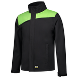Tricorp Softshell Bicolor Naden 402021 Black Jassen BlackLime / XS,BlackLime / S,BlackLime / M,BlackLime / L,BlackLime / XL,BlackLime / XXL,BlackLime / 3XL,BlackLime / 4XL