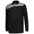 Tricorp Polosweater Bicolor Naden 302004 Black Sweaters BlackGrey / XS,BlackGrey / S,BlackGrey / M,BlackGrey / L,BlackGrey / XL,BlackGrey / XXL,BlackGrey / 3XL,BlackGrey / 4XL