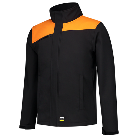 Tricorp Softshell Bicolor Naden 402021 Black Jassen BlackOrange / XS,BlackOrange / S,BlackOrange / M,BlackOrange / L,BlackOrange / XL,BlackOrange / XXL,BlackOrange / 3XL,BlackOrange / 4XL