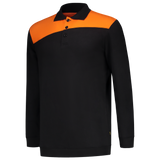 Tricorp Polosweater Bicolor Naden 302004 Black Sweaters BlackOrange / XS,BlackOrange / S,BlackOrange / M,BlackOrange / L,BlackOrange / XL,BlackOrange / XXL,BlackOrange / 3XL,BlackOrange / 4XL