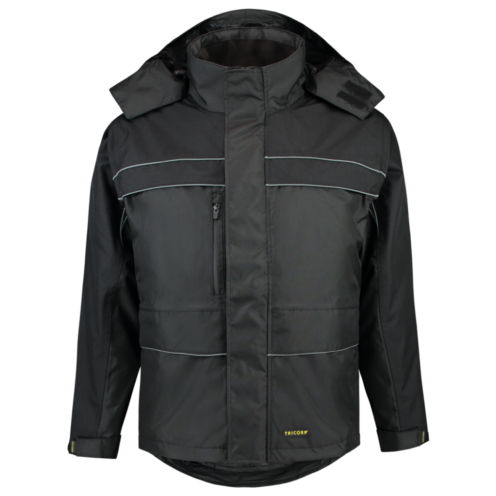 Tricorp Parka Cordura 402003 Dark Slate Gray Jassen Black / XS,Black / S,Black / M,Black / L,Black / XL,Black / XXL,Black / 3XL