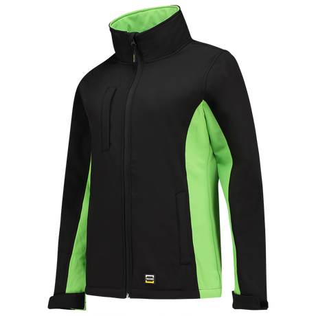 Tricorp Softshell Bicolor Dames 402008 Black Jassen BlackLime / XS,BlackLime / S,BlackLime / M,BlackLime / L,BlackLime / XL,BlackLime / XXL,BlackLime / 3XL