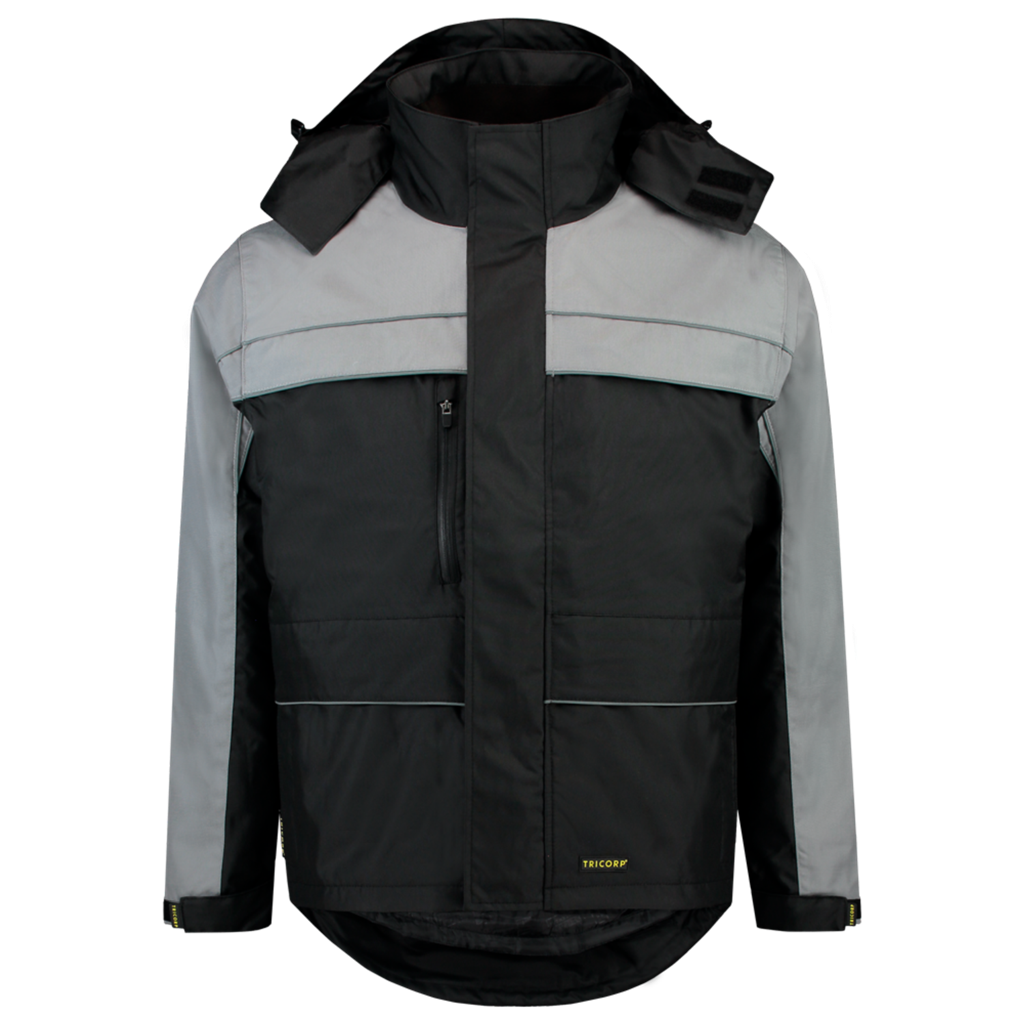 Tricorp Parka Cordura 402003 Dark Gray Jassen BlackGrey / XS,BlackGrey / S,BlackGrey / M,BlackGrey / L,BlackGrey / XL,BlackGrey / XXL,BlackGrey / 3XL