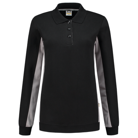 Tricorp Polosweater Bicolor Dames 302002 Black Sweaters BlackGrey / XS,BlackGrey / S,BlackGrey / M,BlackGrey / L,BlackGrey / XL,BlackGrey / XXL,BlackGrey / 3XL