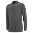 Tricorp Polosweater Bicolor Naden 302004 Dark Slate Gray Sweaters DarkgreyArmy / XS,DarkgreyArmy / S,DarkgreyArmy / M,DarkgreyArmy / L,DarkgreyArmy / XL,DarkgreyArmy / XXL,DarkgreyArmy / 3XL,DarkgreyArmy / 4XL