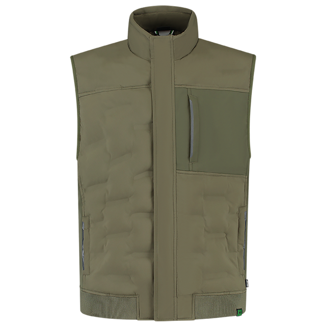 Tricorp Puffer Bodywarmer Rewear 402710 Dim Gray Bodywarmers Army / XS,Army / S,Army / M,Army / L,Army / XL,Army / XXL,Army / 3XL