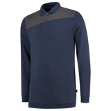 Tricorp Polosweater Bicolor Naden 302004 Dark Slate Gray Sweaters InkDarkgrey / XS,InkDarkgrey / S,InkDarkgrey / M,InkDarkgrey / L,InkDarkgrey / XL,InkDarkgrey / XXL,InkDarkgrey / 3XL,InkDarkgrey / 4XL