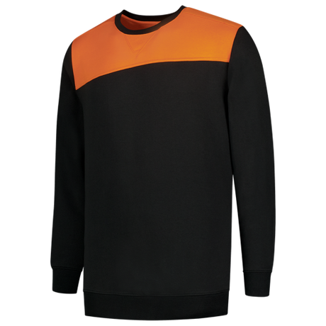 Tricorp Sweater Bicolor Naden 302004 Black Sweaters BlackOrange / XS,BlackOrange / S,BlackOrange / M,BlackOrange / L,BlackOrange / XL,BlackOrange / XXL,BlackOrange / 3XL