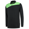 Tricorp Polosweater Bicolor Naden 302004 Black Sweaters BlackLime / XS,BlackLime / S,BlackLime / M,BlackLime / L,BlackLime / XL,BlackLime / XXL,BlackLime / 3XL,BlackLime / 4XL