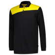Tricorp Polosweater Bicolor Naden 302004 Black Sweaters BlackYellow / XS,BlackYellow / S,BlackYellow / M,BlackYellow / L,BlackYellow / XL,BlackYellow / XXL,BlackYellow / 3XL,BlackYellow / 4XL
