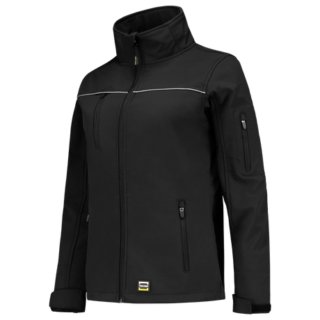 Tricorp Softshell Luxe Dames 402009 Black Jassen Black / XS,Black / S,Black / M,Black / L,Black / XL,Black / XXL,Black / 3XL
