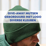 Muts met logo