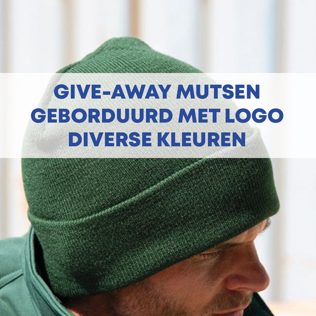 Muts met logo