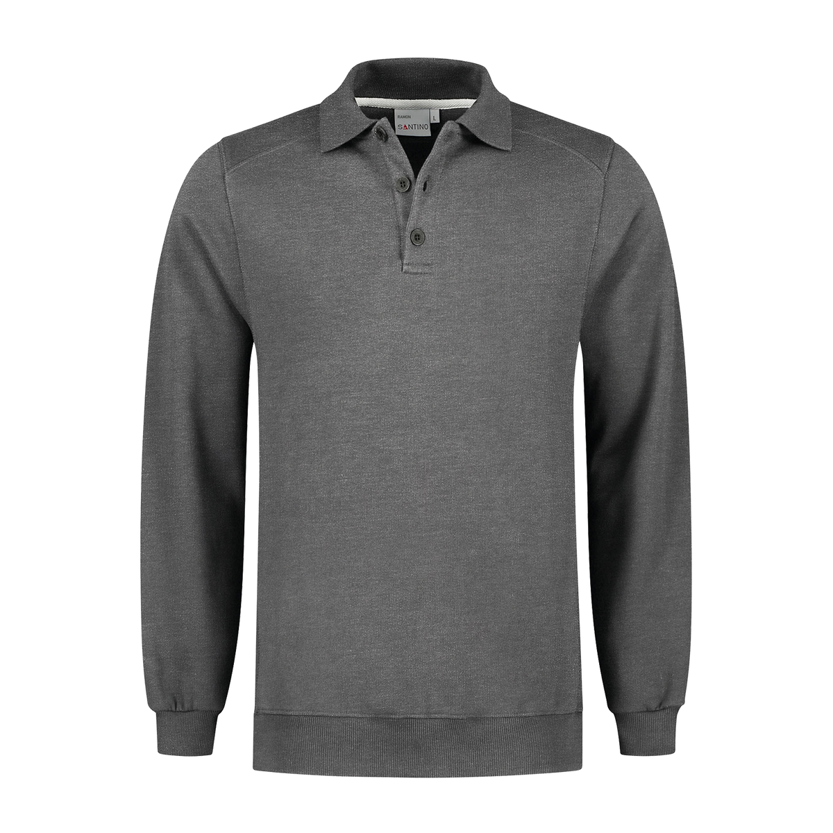 Ramon Unisex Polosweater van Katoen en Polyester