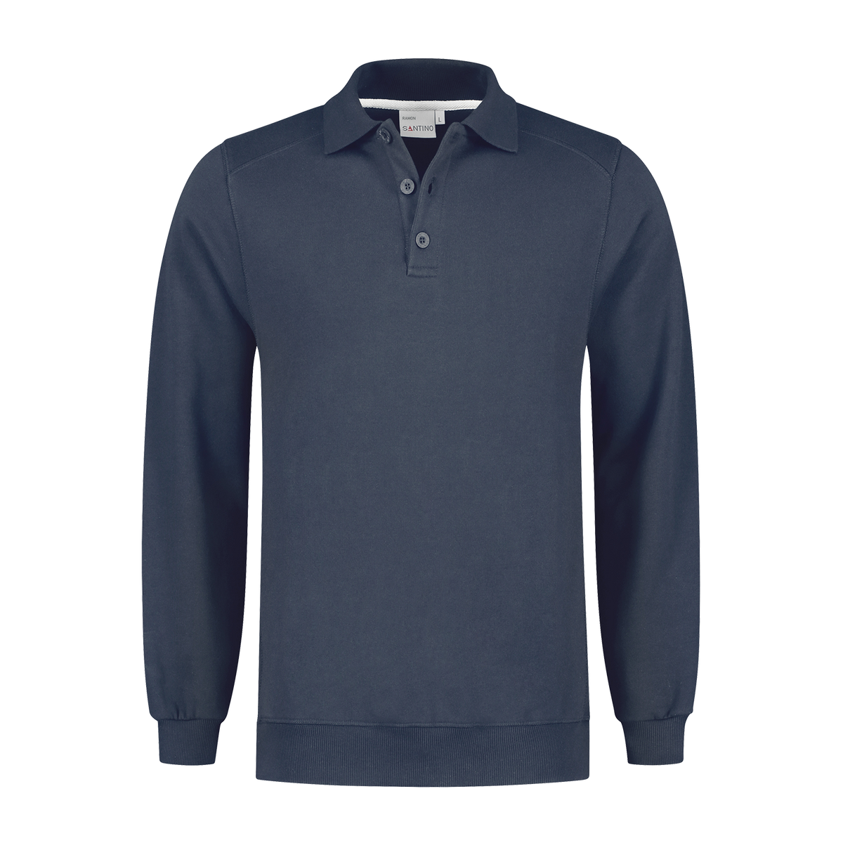Ramon Unisex Polosweater van Katoen en Polyester
