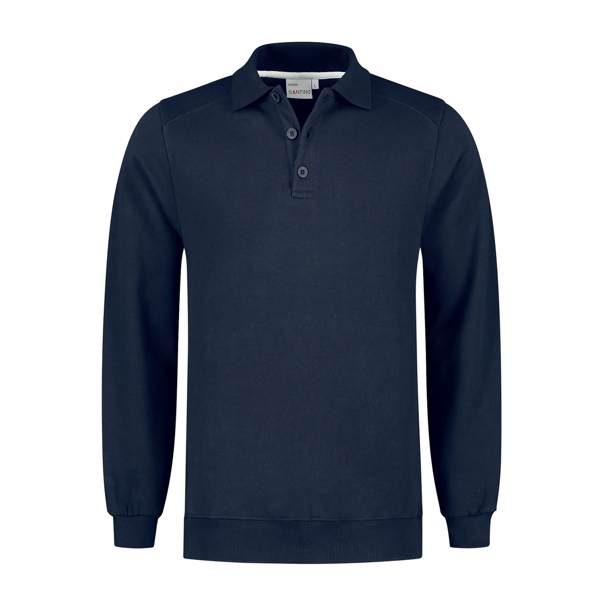 Ramon Unisex Polosweater van Katoen en Polyester