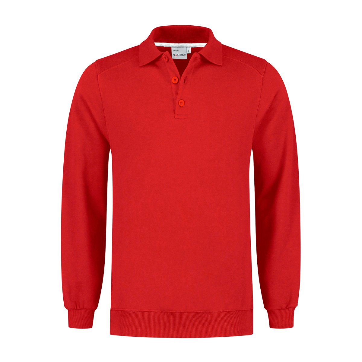Ramon Unisex Polosweater van Katoen en Polyester
